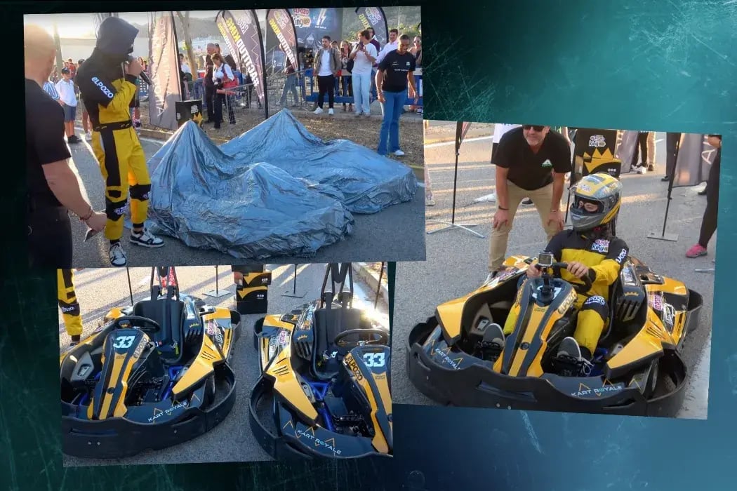 Alhama de Murcia recibe la escudería de ElPozo King Upp de la Kart Royal 1