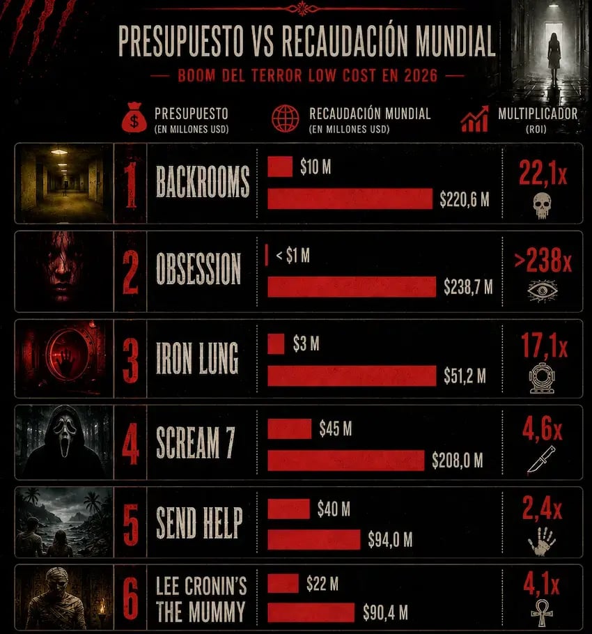 La ola de cine de terror americano  - ElPozo King Upp