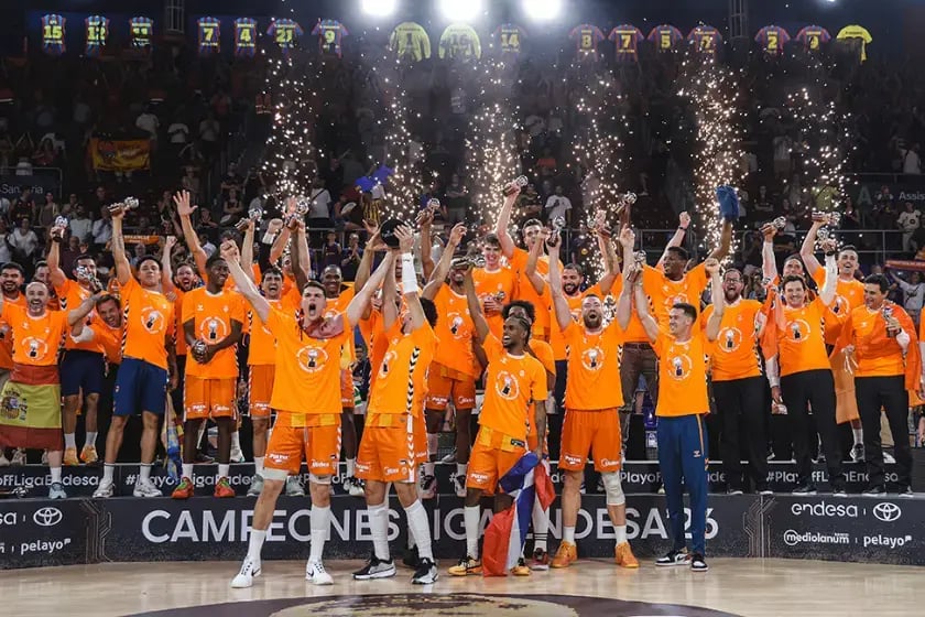 Valencia Basket, campeón de la Liga ACB 2026 - ElPozo King Upp