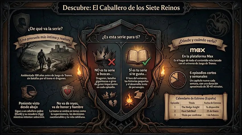 El caballero de los siete reinos infografía